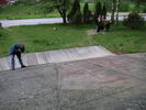 Rock carvings at Fossum