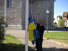 ... and the Swedish flag too