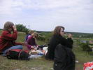 Picknick direkt neben dem Labyrinth