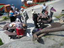 Picknick am Hafen