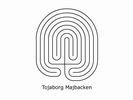 Pattern of the Majbacken labyrinth