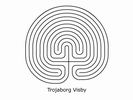 Pattern of the Visby labyrinth