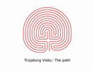 Trojaburg Visby: Der Weg