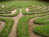 englisches Rasen Labyrinth