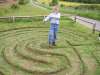 Jeff Saward im Ur-Labyrinth