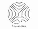 Pattern Enkping labyrinth